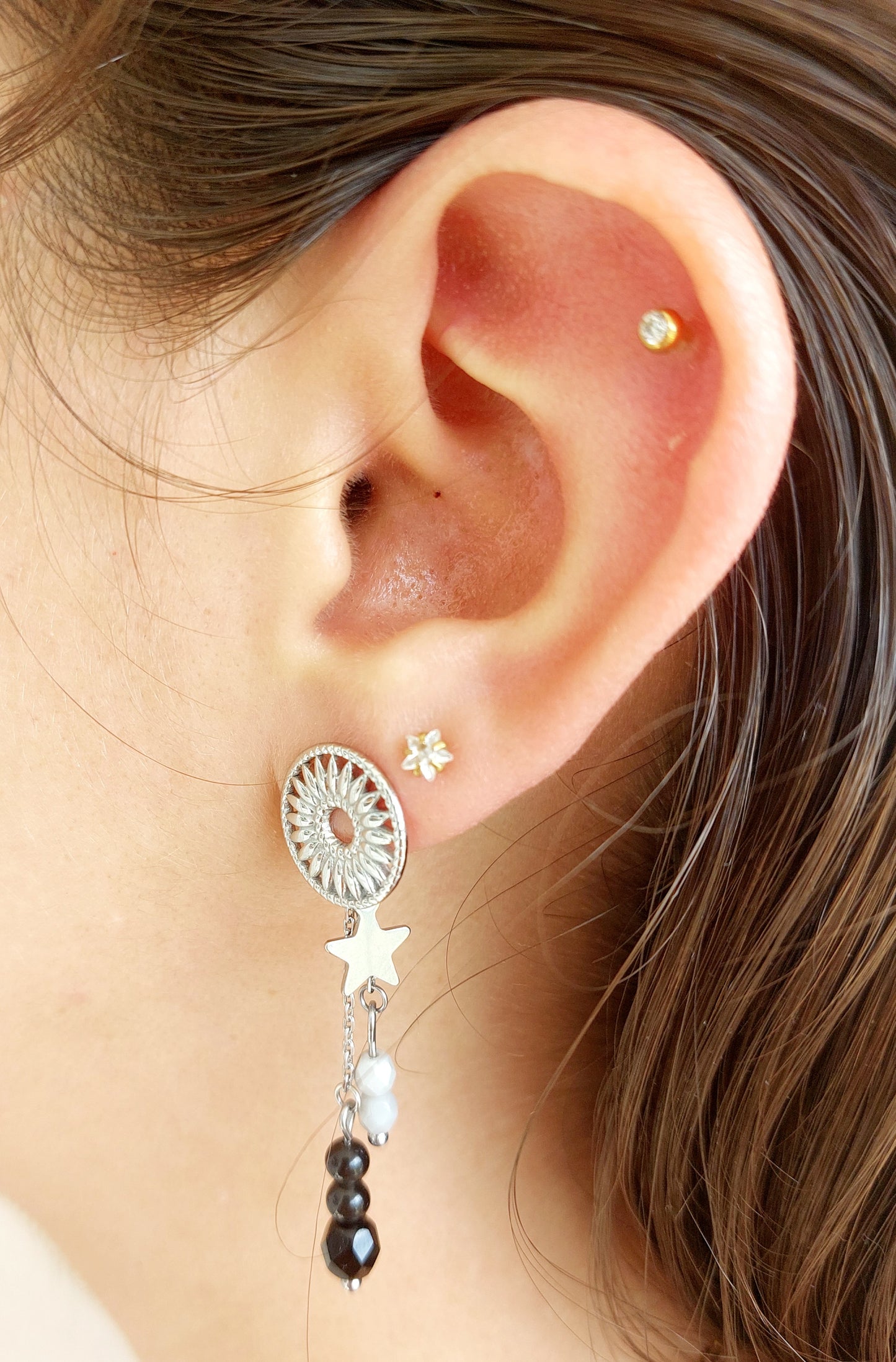 Boucles d'oreilles NOX