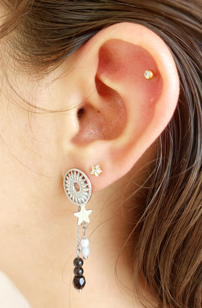 Boucles d'oreilles NOX